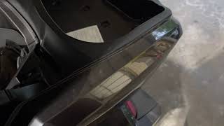 2021 Honda gold wing helmet lock demonstration.