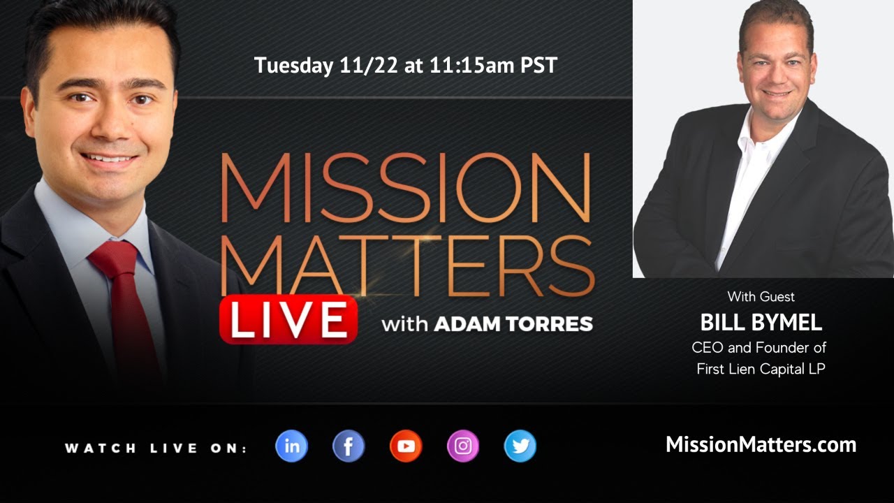 Author Bill Bymel to Launch New Book with Mission Matters