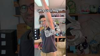 The lost designs #glassbag #glassblowing