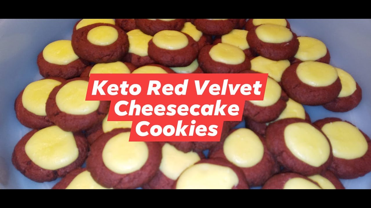 Keto Red Velvet Cheesecake Cookies! YouTube