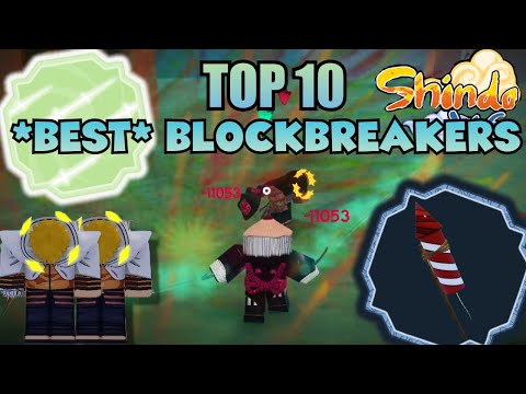 Top 10 *BEST* BLOCKBREAKERS/COMBO STARTERS in Shindo Life