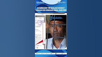 Bukan Ijazah Kuliah, Bambang Tri Malah Gugat Ijazah SD hingga SMA Jokowi yang Menurutnya Palsu