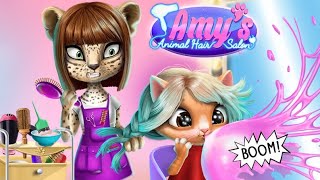 Fun Animals Care & Pet Makeover |  Amy's Animal Hair Salon Game |  Dress Up Game for Girls
