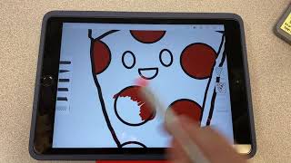 Adobe Draw: coloring in coloring page screenshot 3