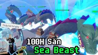 Bloxfruits - 100H săn SEA BEAST lấy KEY RÂU ĐEN và cái kết lỏ. #bloxfruit #bloxfruits #hidding