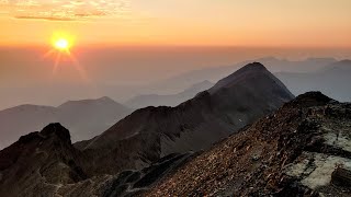 Hiking Timp At Sunset