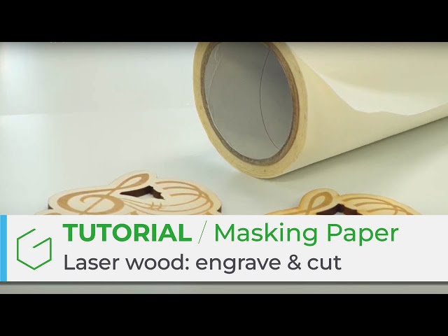 Paper Masking for Laser Engraving