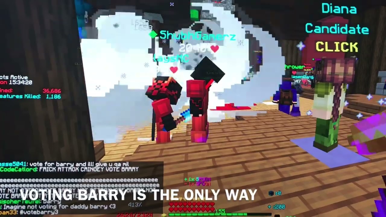 VOTE BARRY! WE CAN DO IT (Hypixel Skyblock) 