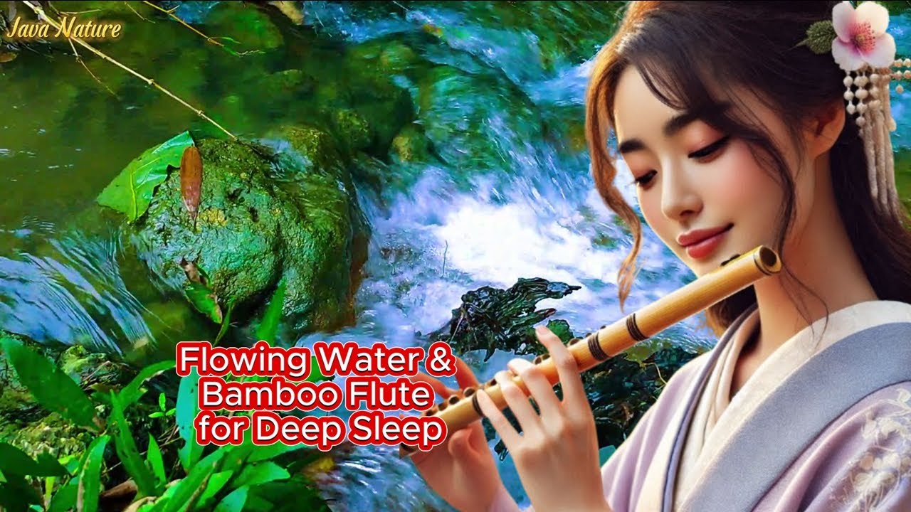Healing Sounds: Flowing Water & Bamboo Flute for Deep Sleep ...