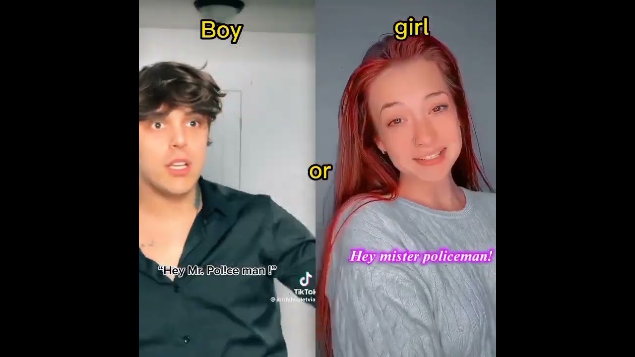 Hey Mr Policeman Trend Boy Vs Girl