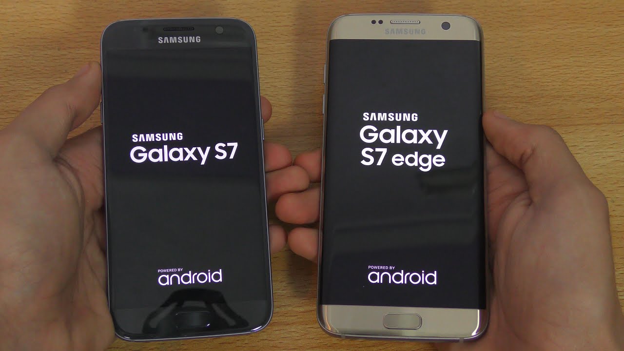 Elastisch kleinhandel Publiciteit Samsung Galaxy S7 vs S7 Edge - Speed Test (4K) - YouTube