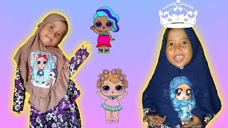 Unboxing kerudung LOL led dan boneka lucu ada musiknya |Dunia Kids AMIRA