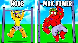 Noob To Max Power In Roblox Pull Up Simulator