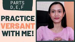 Celebrity VERSANT PRACTICE TEST DEMO: PARTS D-F | How to Pass Versant Test, Detailed Versant Tips Sample Call Net Worth