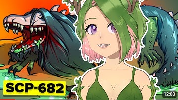 Cami learns about  SCP | SCP-682 | Animated video | Vtuber React