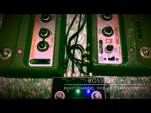 BOSS CE-1」1977年製と1978年製の個体差はあるのか？プリアンプ