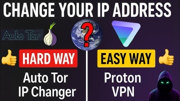 How to Change Your IP Address: The Easy Way vs The Hard Way. ( VPN vs Tor Auto IP Changer! ) 