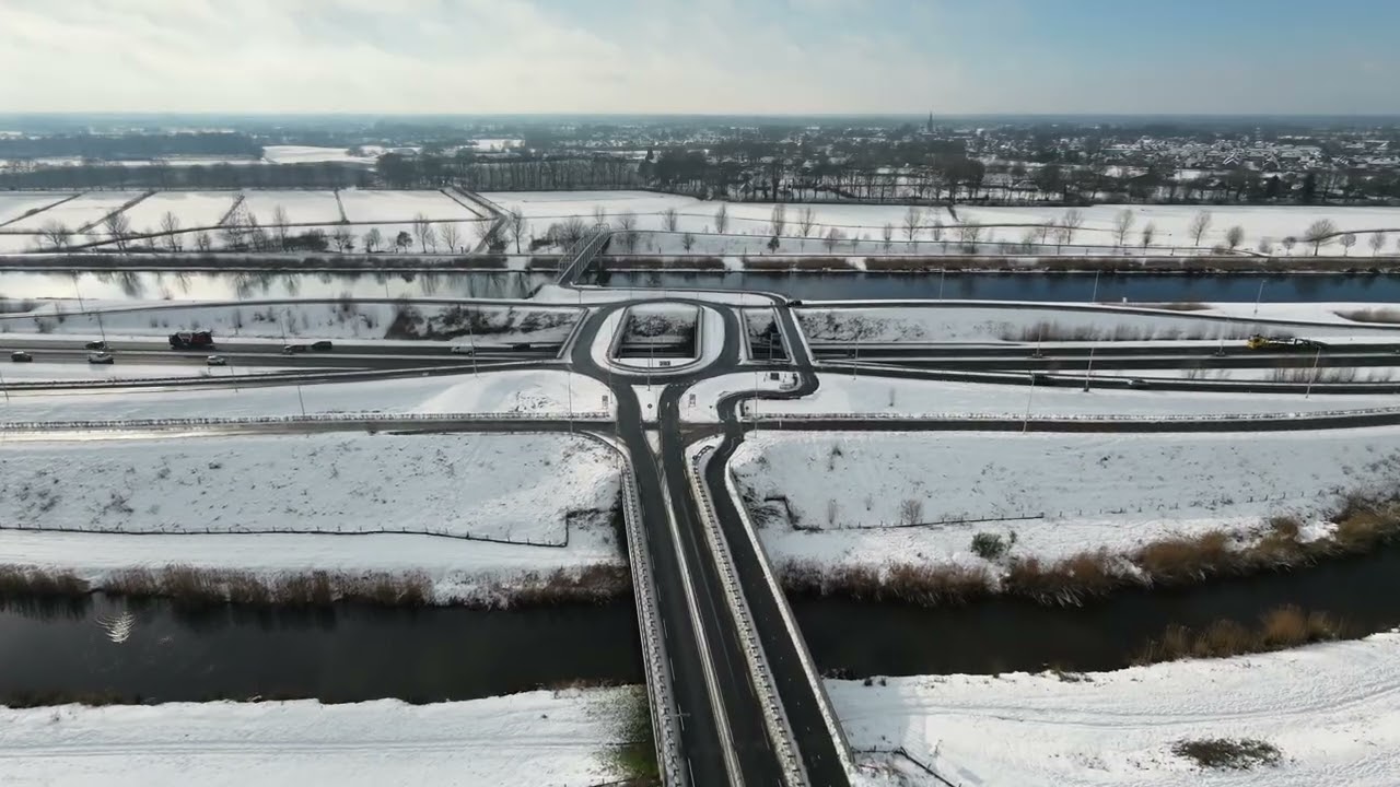 Berlicum in Sneeuw  2026    DJI NEO 2