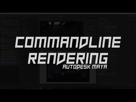 【Lighting with DLIN】Episode 5 - Command Line Rendering for Autodesk Maya Tips & Tricks