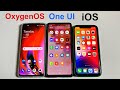 Oxygen OS vs One UI vs iOS | Which is Best? Some Important Things To Know! (HINDI)