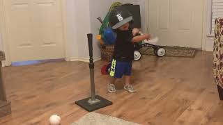 Toddler Baseball - 19 months old by Amy Chestnut Trevino 54 views 2 years ago 1 minute, 34 seconds