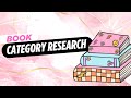 Book Category Research Like a Pro for Amazon KDP with Publisher Rocket