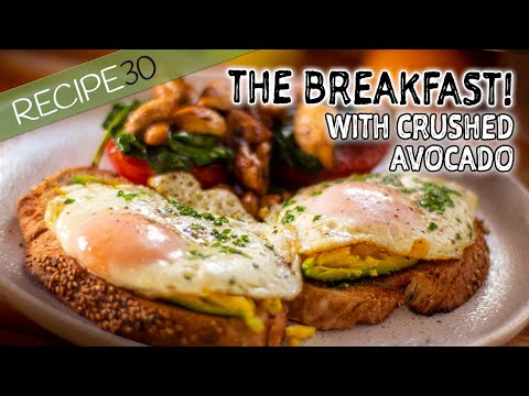 This is the breakfast you want! with avocado