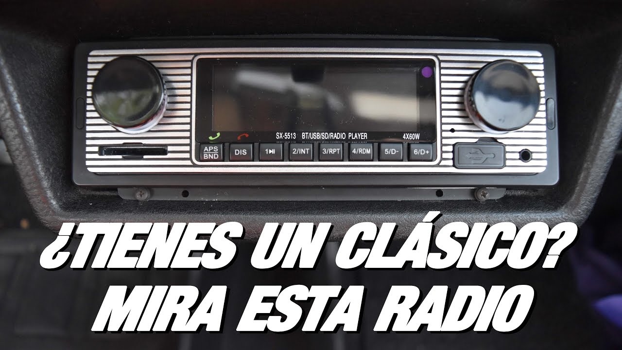 Instalamos RADIO imitación antigua en COCHE CLÁSICO - Madrid Audio