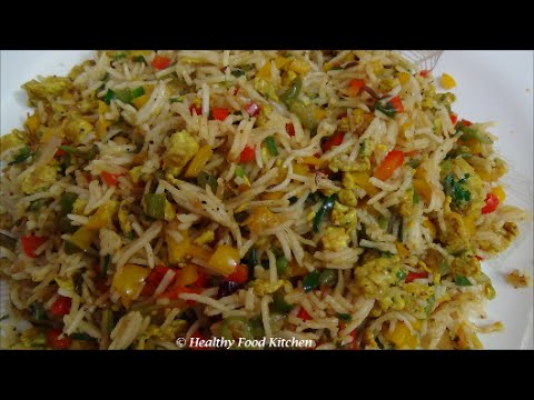 Egg Fried Rice Recipe - Variety Rice Recipe By Healthy Food Kitchen
