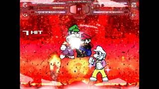 Mugen Battle #1072 Super Max 0004 V2-R &amp; Mario.exe VS Super Ruby 0004 V2-R &amp; Luigi.exe
