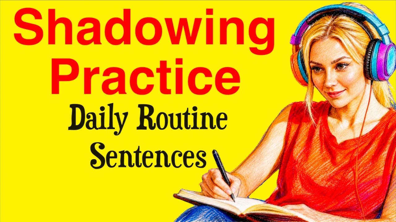 50 Daily Work Routine Phrases for English Shadowing | Speaking Practice ...