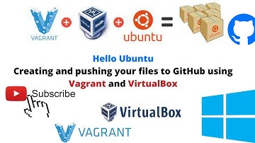 Hello Ubuntu (Creating and pushing your files to GitHub using Vagrant and VirtualBox)