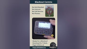 Blackout Comms Firmware Update - Simple private off-grid text & location for T-Deck, Pager, & More