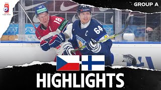 Highlights: Czechia vs Finland | 2024 #MensWorlds