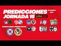 PREDICCIONES JORNADA 15 LIGA MX ¡CRUZ AZUL Y AMERICA POR EL CLÁSICO JOVEN! [CLAUSURA 2023]
