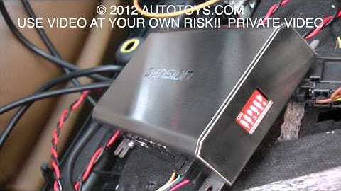 AUDI A6 DENSION IPOD USB ADAPTER INSTALLATION UnCut USE AT YOUR OWN RISK