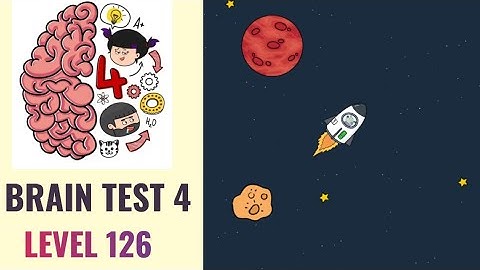 🧠 Brain Test 4 Level 126 | Astrodog must survive the meteor shower! | Walkthrough
