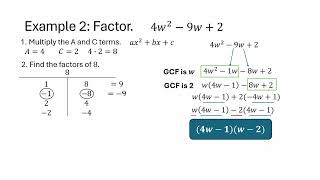 Famous Factoring Using the AC-Method Net Worth
