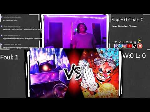 TvuSage Reacts To Archie Eggman vs Idw Shockwave -By the universe battle #reaction
