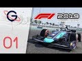 F1 2019 : MODE CARRIÈRE FR #1 - Les débuts en F2 !