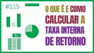 Calculando a TIR (taxa interna de retorno) | SE#115 Calculando a TIR (taxa interna de retorno) | SE#115