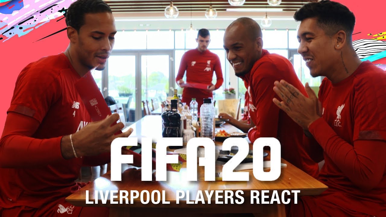 Liverpool players react to their FIFA 20 ratings | Van Dijk with Salah, Mane, Firmino and more