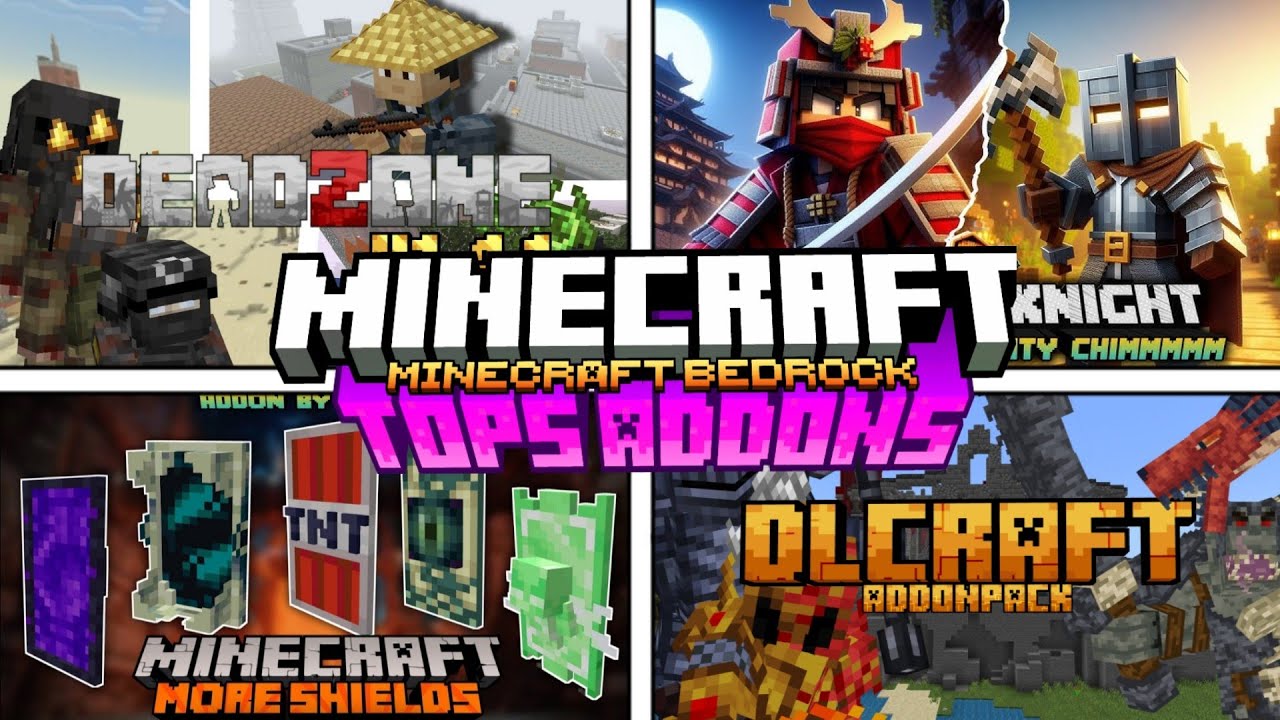 🔥TOP 5 MELHORES ADDONS PARA SURVIVAL! MINECRAFT BEDROCK 1.21++ - YouTube
