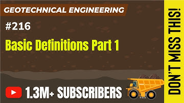 Basic Definitions Part 1 | Three Phase System and Relationships | Geotechnical Engineering - GATE