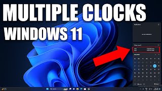 How to Show Multiple Clocks on Taskbar in Windows 11
