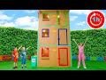 Giant cardboard house and other funny adventures for kids with chris