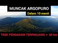 TERBANG KE PUNCAK GUNUNG ARGOPURO dalam 10 menit via BERMI