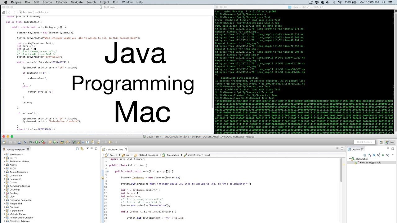 How to Program with Java on Mac - Tutorial