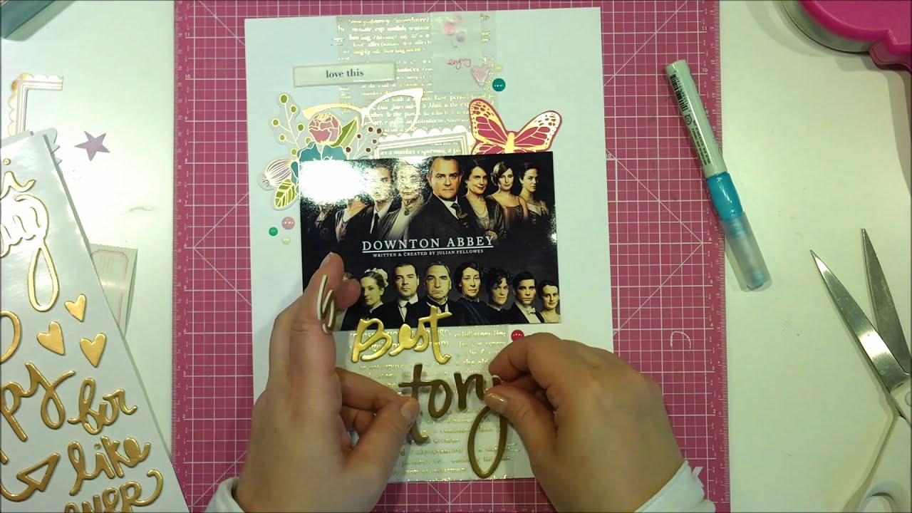 Scrapbooking process Best story YouTube