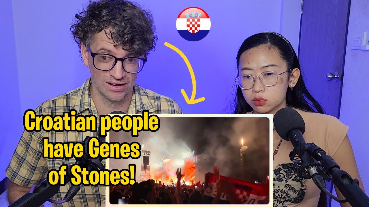 Our Reaction to Geni Kameni by Marko Perković Thompson (Zagreb Hippodrome July 2025)